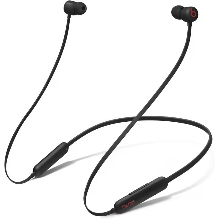Beats Auriculares inalámbricos Flex – Chip Apple W1, Auriculares magnéticos, Bluetooth de Clase 1, 12 Horas de Sonido ininterrumpido - Negro - 1