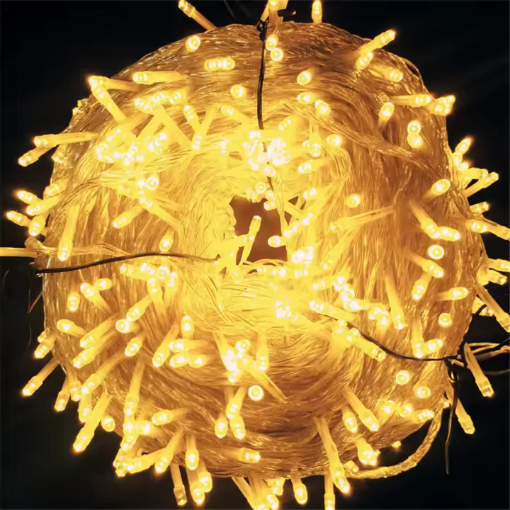 Luces De Garland LED Impermeables Para Decoración De Navidad Y Bodas 10m 30m 50m 100m Luz Faeira Para Interior Y Exterior 220V EU - 1