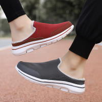 Zapatillas Casuales De Algodón Para Hombre Invierno Cómodas Y Cálidas Zapatillas De Casa Con Piel Media Botas De Nieve Suela EVA Zapatos Planos Suaves Talla Verdadera Para Adultos - details 21