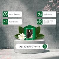 Vela Aromática de Jazmín Para Decoración Del Hogar | Vela Perfumada Grande Con Un Estupendo Aroma a Jazmín y Una Duración de 30 H Aproximadamente / Estupendo Para Eliminar Olores. essential by natural bio pharma - details 0