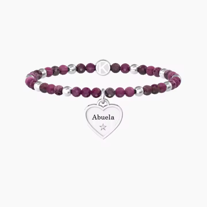 Pulsera Kidult Agatas Corazón Abuela ES732217 - 1