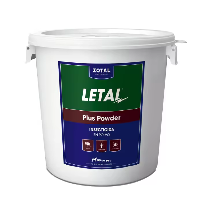 Zotal Laboratorios Insecticida en Polvo LETAL PLUS 1 Kg - Elimina Insectos y Ácaros Rastreros - 1