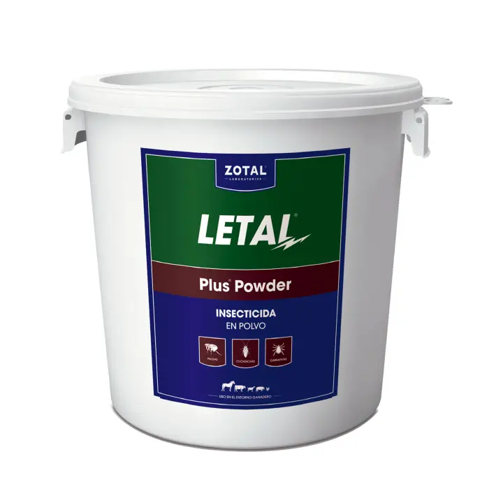 Zotal Laboratorios Insecticida en Polvo LETAL PLUS 1 Kg - Elimina Insectos y Ácaros Rastreros - 1