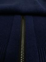 Chaqueta De Invierno Para Hombre Estilo Europeo Zipper Color Sólido Suéter De Poliéster Y Spandex Cierre De Cremallera Moda De Oficina - details 6