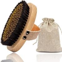 Cepillo De Baño De Cerdas De Abeto Natural Cepillo Seco Exfoliante Y Masajeador Para Controlar La Circulación Sanguínea Meridian Dredging Unisex - details 5