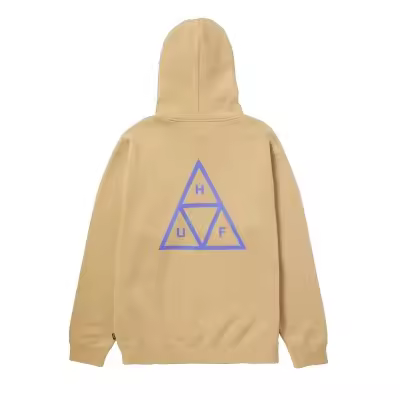 Sudadera HUF Huf Set Tt Triple Triangle P-O Hoodie Oatmeal PF00572-OATML - 1