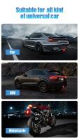 Luz De Freno Piloto Estilo F1 12V 15LED Luces Traseras De Señal De Seguridad Para Coche SUV Moto Luz De Advertencia Al Reversar Universal - details 9