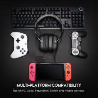 Auriculares De Juego FANTECH SONATA MH90 Con Sonido Surround Y Micrófono Cancelador De Ruido Para PC/PS4/PS5/Xbox Conexión Cableada Memoria EsponjaRespuesta De Frecuencia 20-22000Hz - details 4