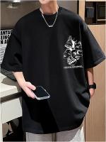 Camiseta Harajuku Monster Anime Para Hombre Talla Grande Estilo Vintage Y2k Unisex Manga Corto Ropa Casual De Verano Algodón Top Masculino - details 3