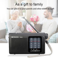 Retekess TR605 Radio Portátil FM/MW/SW Con Batería Recargable Y Altavoz Loud Speaker Para Ancianos Antena Externa De 1/4 De Pulgada Luz De Emergencia Y Buzzer - details 7