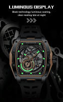 Reloj Mecánico Para Hombre LIGE Diseño Skeleton Acero Inoxidable Cristal De Zafiro Resistente Al Agua Con Display Sin Números Corona a Prueba De Agua - details 10