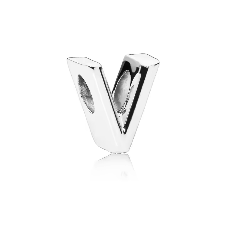 Charm Pandora Letra V - 1