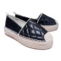 Zapato planos Mujer, Alpargata Negras, Marrón, Suela esparto, plataforma cómodas, Moda Joven Casual , Primavera Verano 2024 - details 0