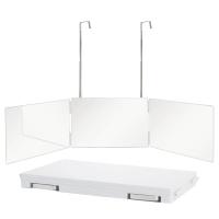 Espejo De Maquillaje Plegable Con Tres Espejos De 360 Grados Telescopio Para Autoestilización Coloreado De Cabello Y Peinado DIY Corte De Cabello - details 1