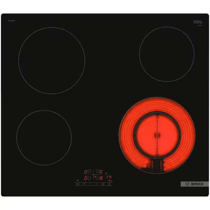 VITROCERAMICA INDEPENDIENTE RADIANTES BOSCH PKF611BB8E 4 ZONAS COCCION ANCHO 60 CM - 1