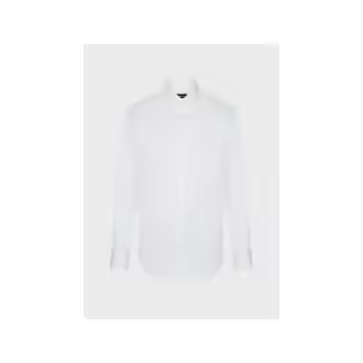 EMPORIO ARMANI-SHIRT POPELINE CUELLO SEMIFRENCH HOMBRE CAMISETA Inicio AI 2018 Camisa de LOS HOMBRES - 1