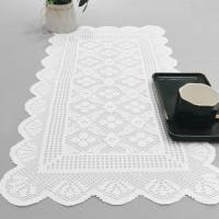 Corredor De Mesa Moderno Minimalista En Blanco Con Encaje Decoración Nórdica Para Mesa De Comedor Televisor Tapete De Té - details 6