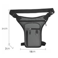 Bolsa Táctica Impermeable Para Viajes Para Hombres Bolsa De Hombro Lateral De Motocicleta Estilo Casual Para Exteriores Y Ciclismo - details 19