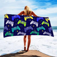 Toalla De Playa De Microfibra Absorbente Para Juegos Controller Toalla Ligera Y Rápida Secado Para Hombres Y Mujeres Para Natación Y Piscina - details 7