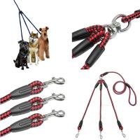 Correa Para 3 Perros De Nylon 3 Maneras Coupler Sin Enredos Doble Para Caminar Apto Para Pequeños Y Medianos Perros - details 0