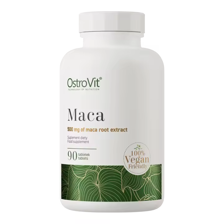 Ostrovit Maca VEGE - Suplemento Natural de Maca Andina en Tabletas Vegetarianas, 90 Unidades para Energía, Vitalidad - 1