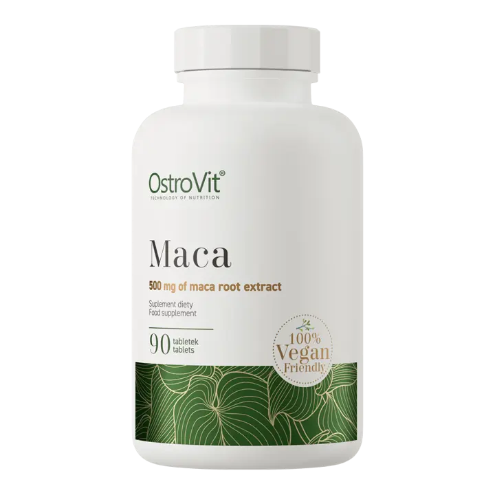 Ostrovit Maca VEGE - Suplemento Natural de Maca Andina en Tabletas Vegetarianas, 90 Unidades para Energía, Vitalidad - 1