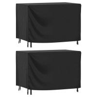 vidaXL Cubiertas de muebles jardín 2uds impermeable 420D en dimensiones 172x113x73 cm/140x70x90 cm/250x210x90 cm y más | almacenamiento funcional diseño moderno para baño dormitorio sala - details 1