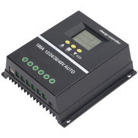 Controlador De Carga Solar MPPT Con Dos Puertos USB Y Pantalla LCD Retroiluminada Adaptativo Para Panel Solar 12V 24V 36V 48V - details 2