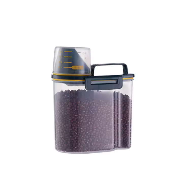 Contenedor De Alimentos Para Mascotas De Gran Capacidad Con Sellado Airtight Durable Fácil De Limpieza Y Diseño Estilizado Para Perros Y Gatos - 1