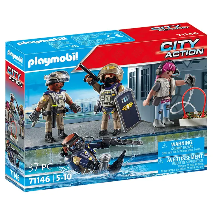 PLAYMOBIL FUERZAS ESPECIALES - SET DE FIGURAS, 71146, TIENDA CON LICENCIA OFICIAL - 1