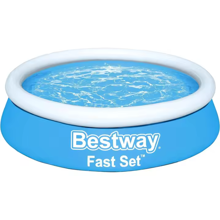 BESTWAY 57392 Fast Set - Piscina Hinchable Infantil, Color Azul, Ø 183 x 51 cm - 1