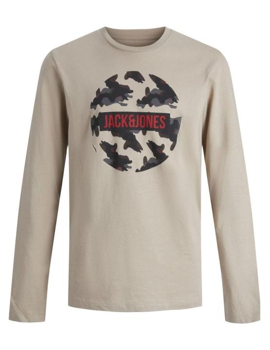 JJGEPLAS TEE SS CREW NECK JNR - T-shirt con stampa - black