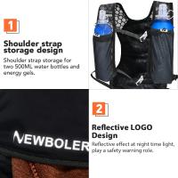 Mochila De Correr Ligera Para Hombre 2.5L Chaleco Transpirable Para Ciclismo Maratón Vela Bicicleta Escalada Deporte Al Aire Libre - details 6