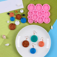 Molde De Silicona Mini Redondo Para Llaveros Epoxy Resina Pastelería Chocolate Artesanía Horno Multiplacas De Círculos Brillantes - details 1