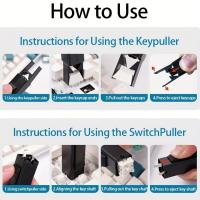 Nuevo 2 En 1 Retirador De Teclas Para Teclado Mecánico De Juego Retirador De Interruptores De Teclado Compatible Con Maerknon Material Plástico - details 4