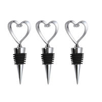 Tapa De Vino En Forma De Corazón Para Botella De Vino Tinto Y Champán Regalos De Boda Accesorios De Bar Hecho De Aleación De Zinc - details 6