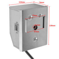 vidaXL Motor profesional para espetón de asado/barbacoa acero inox. 4 W - details 4