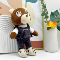 Muñeco De Peluche Kanye 30CM De Alta Calidad Juguete Suave Para Niños Regalo De Cumpleaños Dibujito Famoso Peluche Unisex - details 10