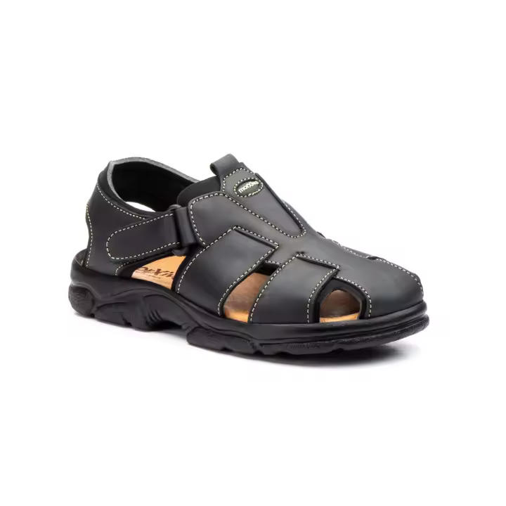 Morxiva Sandalia Californiana Negro Hombre - 1