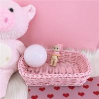 Cesta De Corazón En Forma De Amor Para Decoración Y Almacenamiento De Hogar Color Sólido Caja De Fotos Tamaño Grande Con Asa Estilo Nórdico - details 1