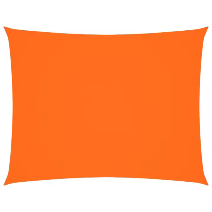 Toldo de Vela Lona rectangular Oxford Naranja 3,5x5 m - 1