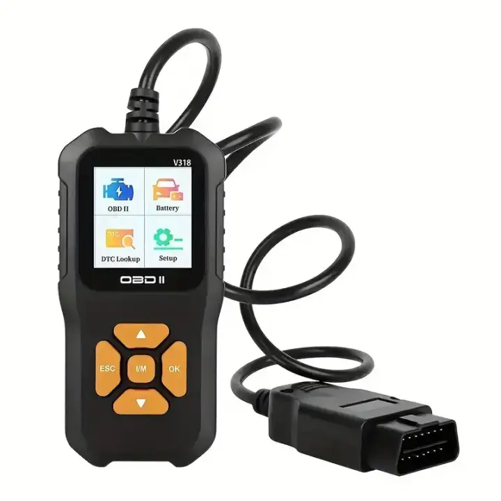 V318 Escáner De Coche OBD2 Herramienta De Diagnóstico Pantalla Color Lectura De Códigos De Falla Verificación De Luces Del Motor - 1