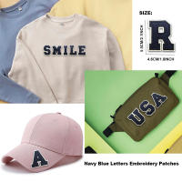 26pcs Parches Bordados De Letras Azules Navy A-Z Para DIY Sastre Para Ropa Bolsos Sombreros Decoración Paquete De 1 Pieza - details 0