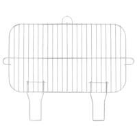 vidaXL Barbacoa de carbón con ruedas acero negro - details 6