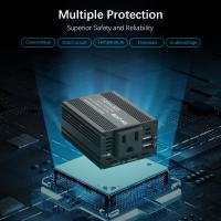 Inversor De Potencia Para Coche 150W Onda Senoidal Pura Enchufe Estadounidense Salida 110V 1A / 2.1A Puerto USB Carga Rápida Adaptador De Voltaje Multifuncional - details 2