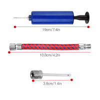 Kit De Inflador De Bicicleta Con Tubo Flexible Y Agujas Multifuncional Para Baloncesto Y Herramienta De Inflado Práctica - details 6