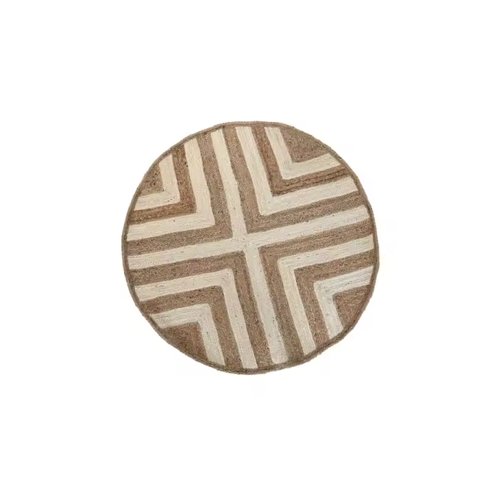 ALFOMBRA YUTE ALGODON 120X120X1 2300 GSM NATURAL TX204398 - 1