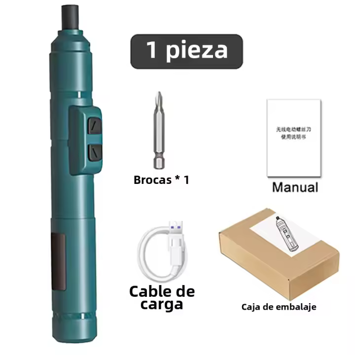 Destornillador Eléctrico Sin Cable Recargable 1300mah Mini Taladro 3.6V Herramientas De Poder Conjunto Mantenimiento Doméstico Reparación - 1