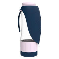 Botella De Agua Para Perro 2 En 1 Alimentador Portátil Antigoteo Dispensador De Bebida Para Caminar Y Senderismo - details 7