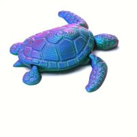 Modelo De Tortuga 3D Con Articulaciones Móviles Decoración De Escritorio Creativa Regalo De Festividades Hecha a Mano Figura De Animales De Colección - details 10
